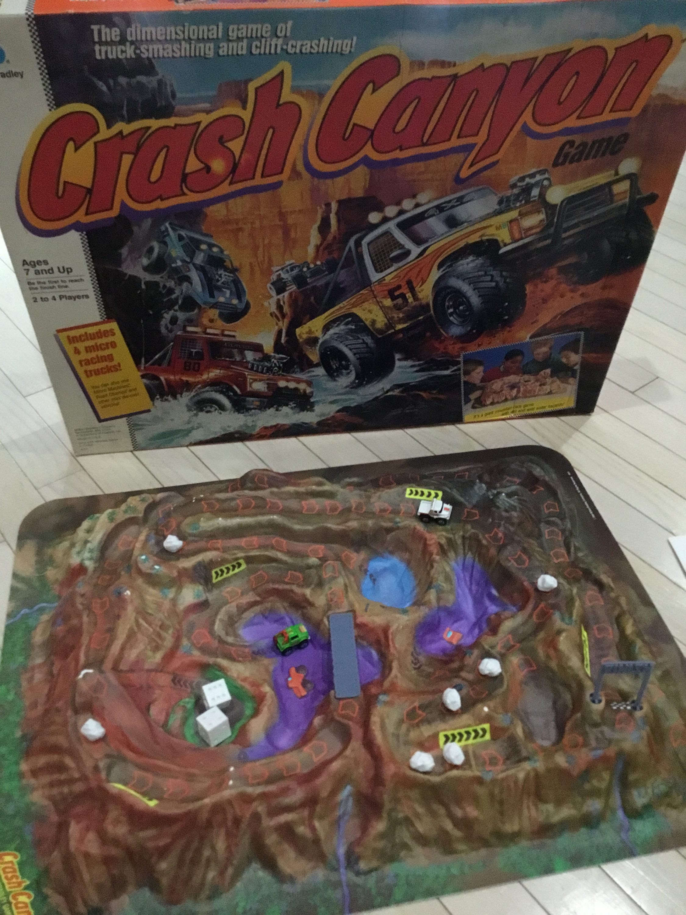 1989 Vintage Crash Canyon Compatible Board Game REPLACEMENT PARTS