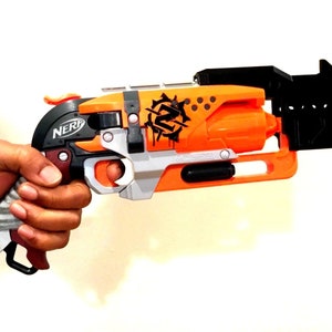 Nerf HammerShot Custom Tactical SSWI Barrel Mod - Slides Right On - Hammer Shot