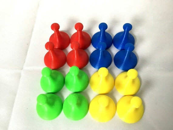 Pawn Game Pieces, 30 Per Pack, 3 Packs at