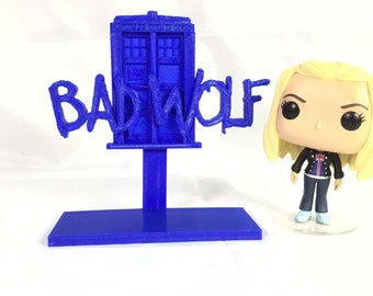 Bad Wolf Doctor Who FAN ART Display Sign POP Dorbz Wobblers Collectibles Dr Who