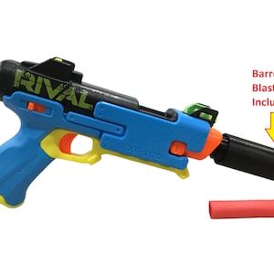 SSWI for Nerf Rival Fate XXII-100 to Mega Dart Removable Barrel Tool With Silencer