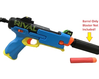 SSWI for Nerf Rival Fate XXII-100 to Mega Dart Removable Barrel Tool With Silencer
