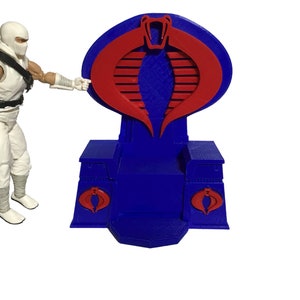 SSWI Custom Gi Joe Throne / Chair Cobra Commander or Destro fits 6 inch figures