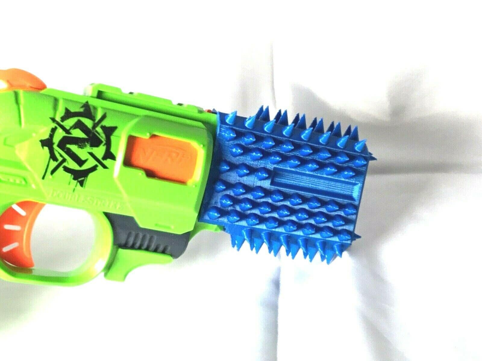 SSWI Modded Nerf Doublestrike Porcupine Spiked Tactical Barrel