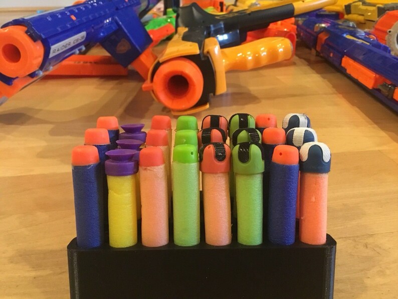 Nerf N Strike Compatible Ammo Dart Storage Box Holder Etsy