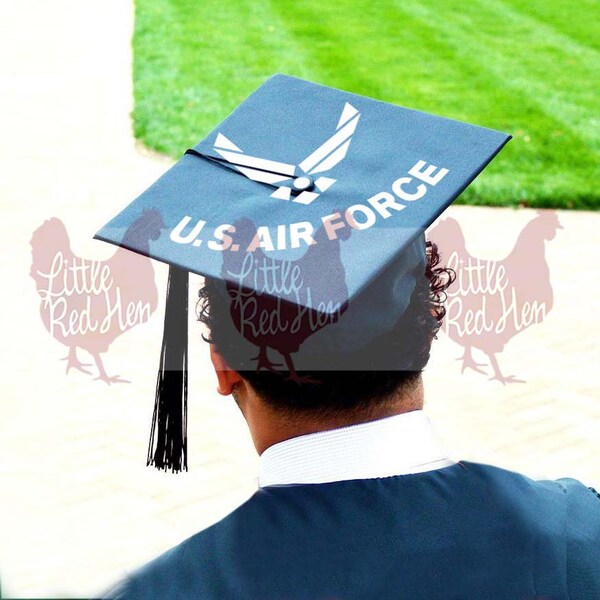 Air Force  Graduation Cap SVG File