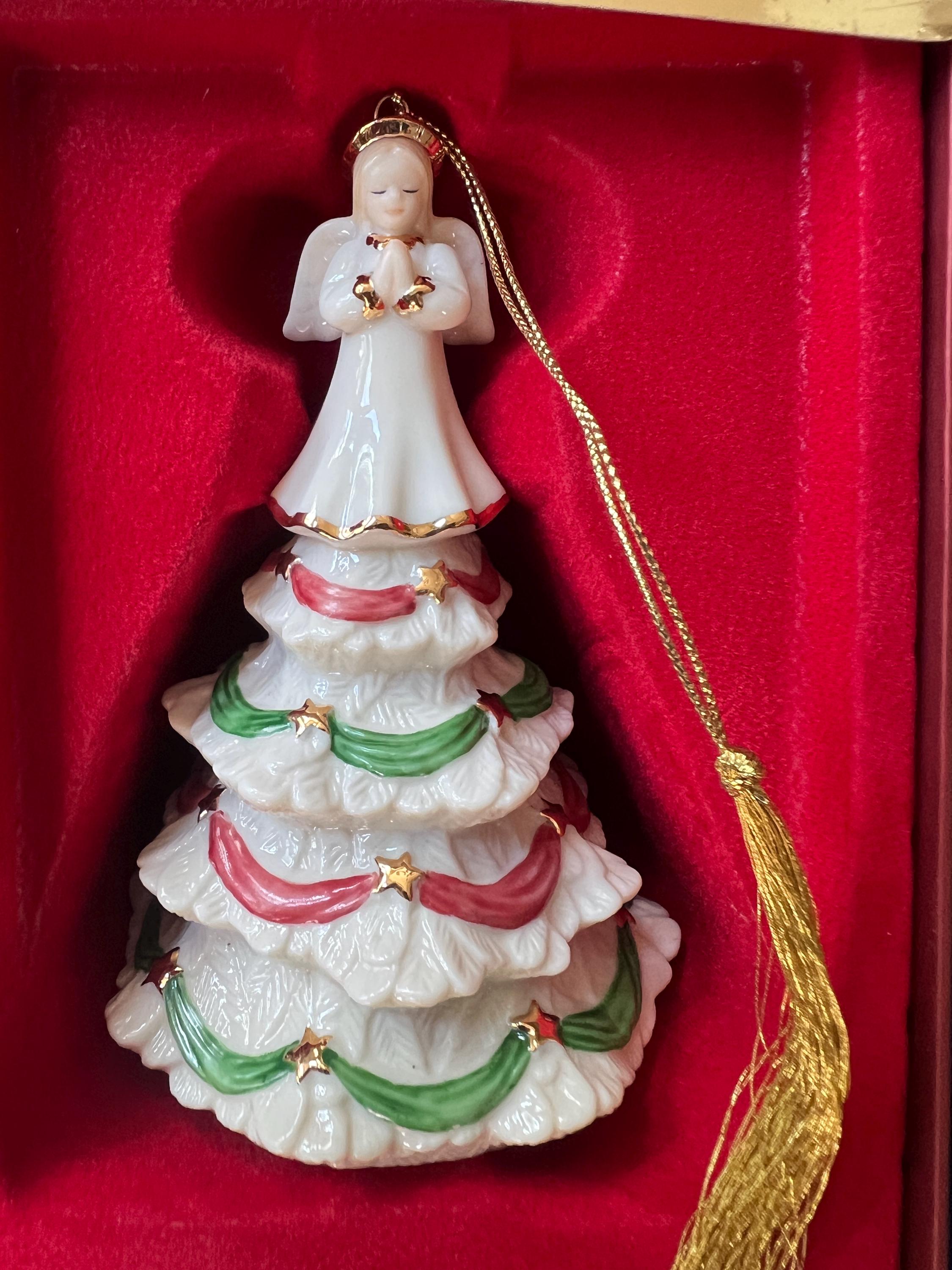 2003 Lenox Christmas Bell Angel Ornament - Etsy