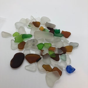6oz Assorted Sea Glass: Jewelry Making Supplies