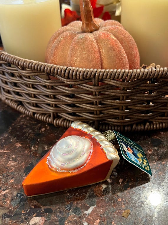 Old World Christmas Pumpkin Pie ornament