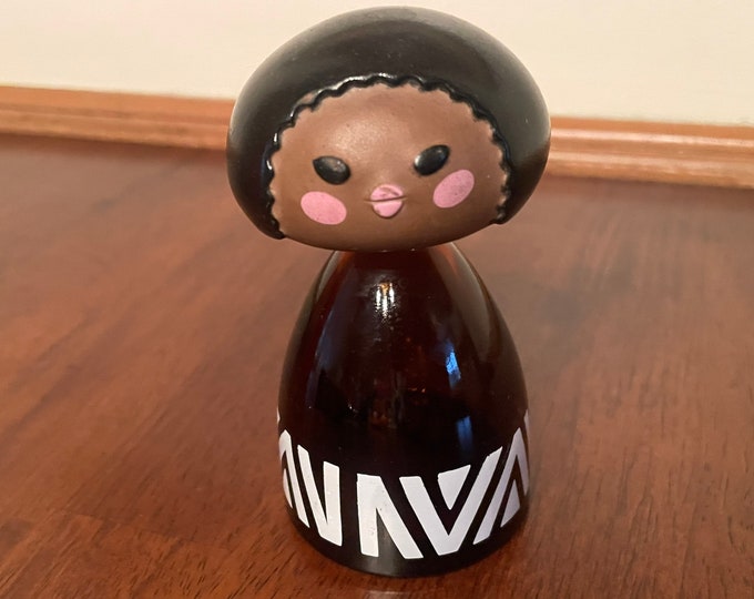 Vintage Avon Small World Perfume Bottle Girl From Africa 1970 Etsy