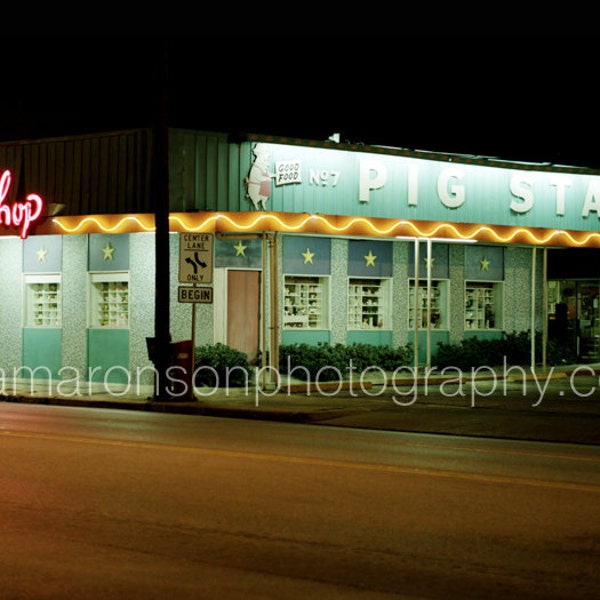 Photograph of The Pig Stand Coffee Shop In Houston, Tx