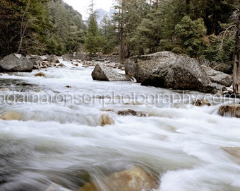 Photograph of Merced River outside of Yosemite National Park in northern California