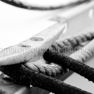 Photograph of CLEAT DETAIL in black and white