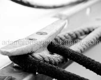 Photograph of CLEAT DETAIL in black and white