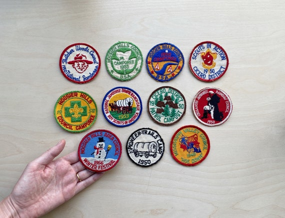 vintage 1950s Boy Scout patches