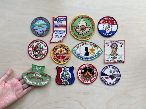 vintage 1960s Boy Scout patches
