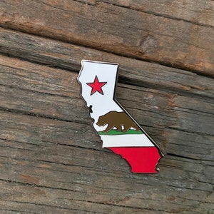 California State Flag Enamel Pin