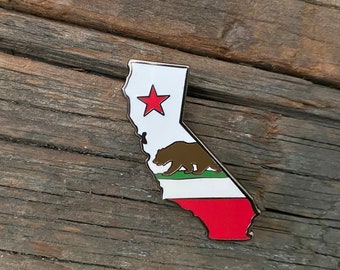 California State Flag Enamel Pin