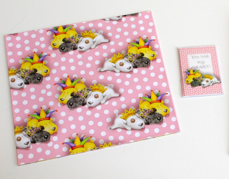 Set-Gift Bags and Gift Wrap Set includes 3 Bags /& 4 sheets of Wrap! Best Quality