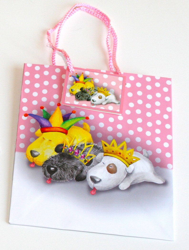 Set-Gift Bags and Gift Wrap Set includes 3 Bags /& 4 sheets of Wrap! Best Quality