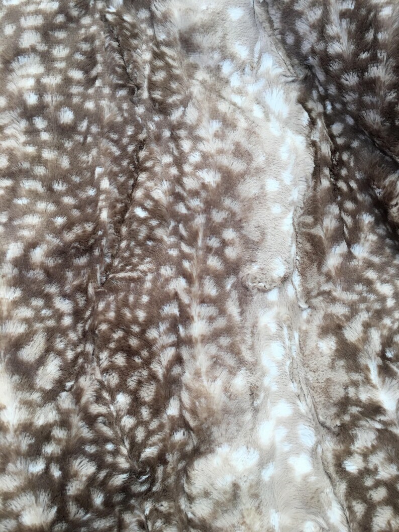 Faux Fur Fawn Baby Blanket Deerskin Blanket Country Western Etsy