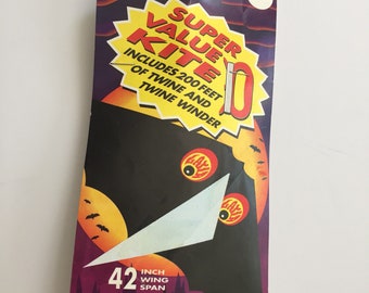 Vintage gayla baby bat kite, vintage baby bat black bat kite