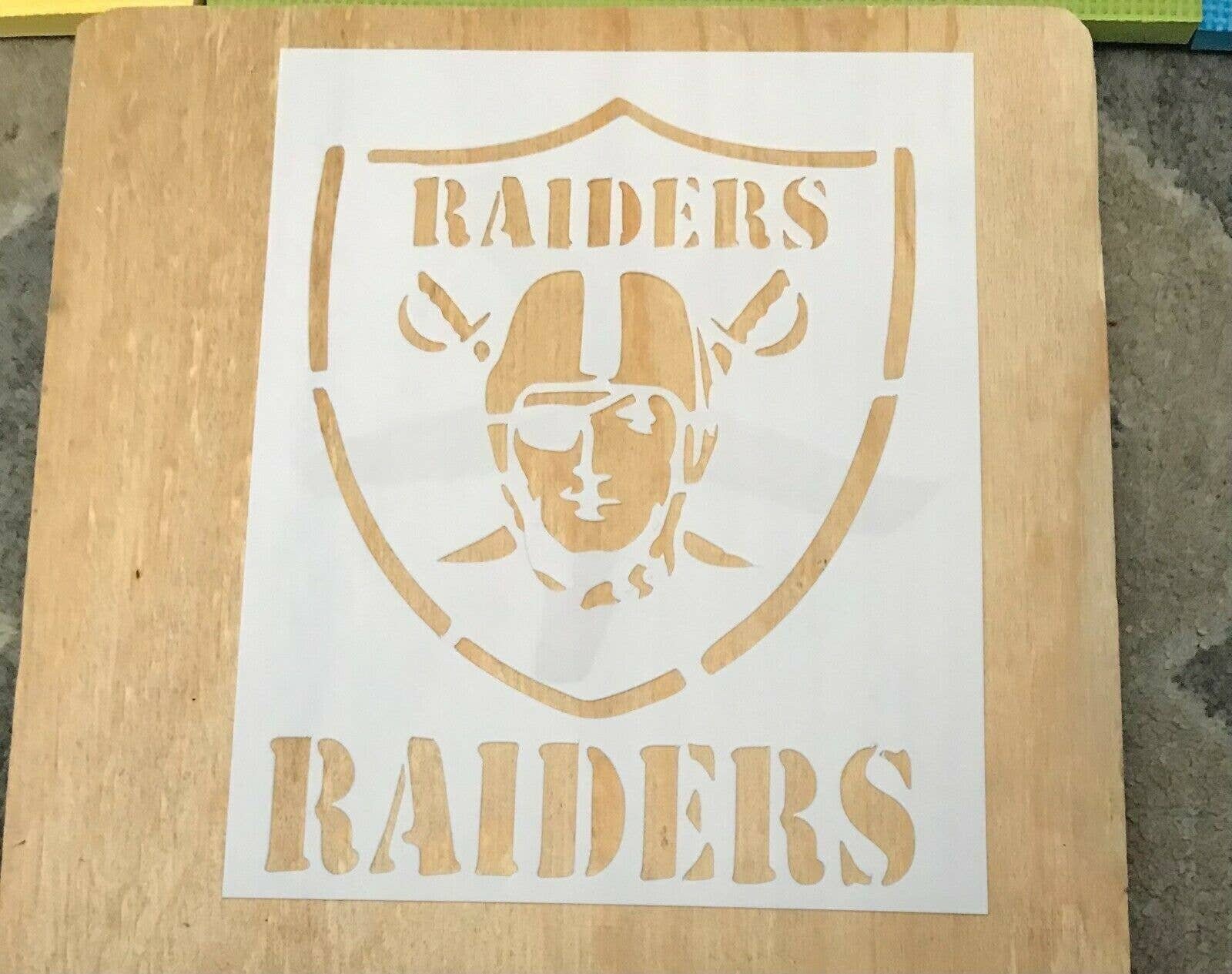 NFL Stencils for Painting/tracing/drawing Size 8x10 Las Vegas Etsy