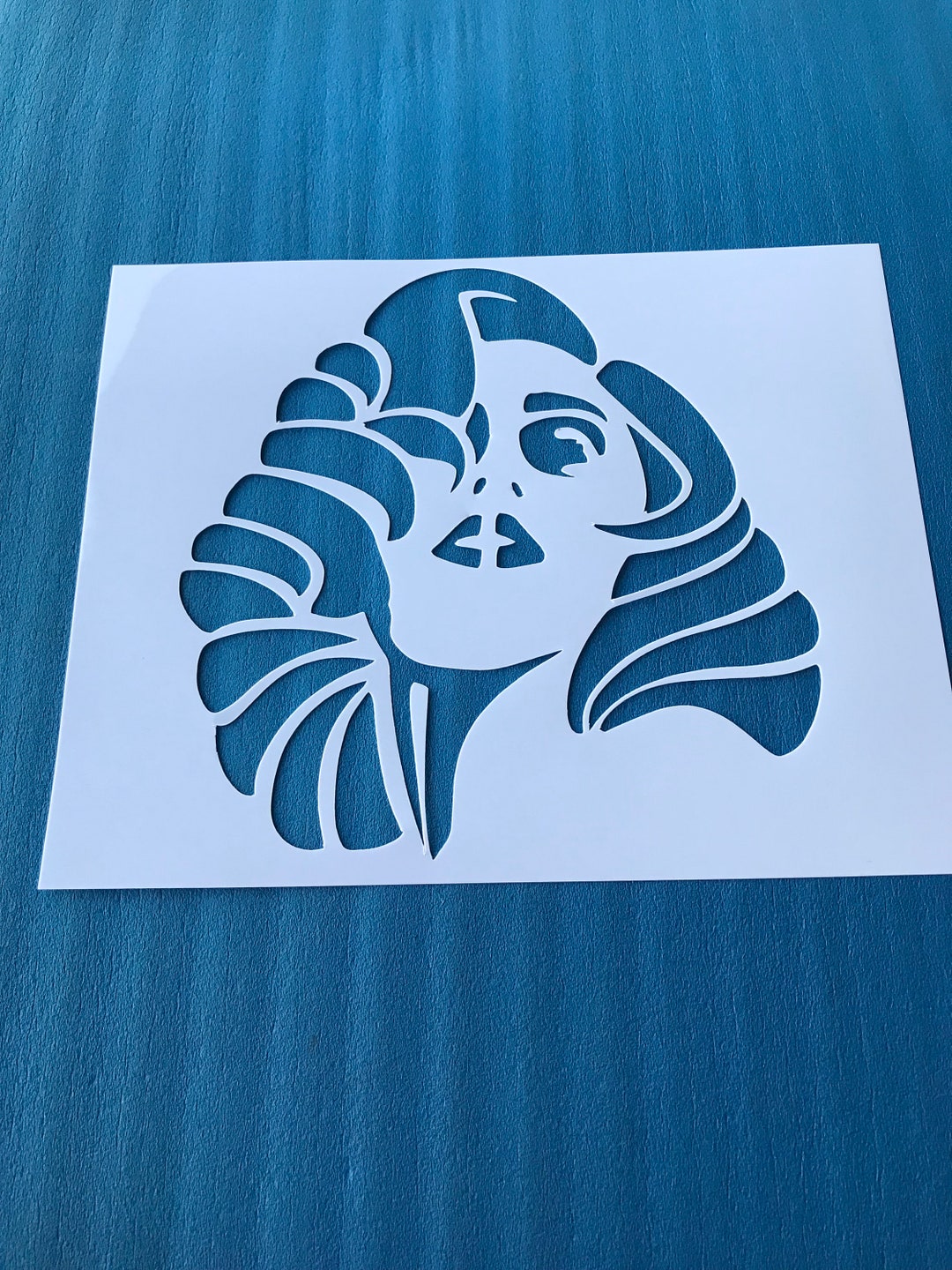 Lady Gaga Stencil for Paint Parties Reusable Tracing Etsy