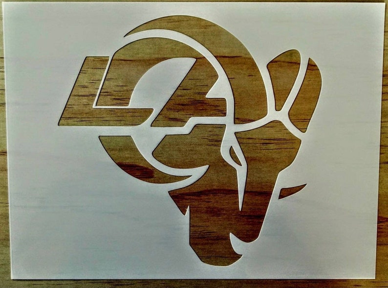 NFL Stencils For Painting tracing drawing Size 10x8 Los Etsy