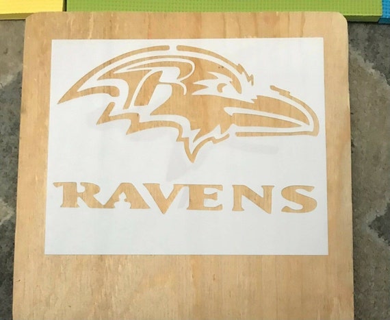 Stencils for Painting Size 10x8 Baltimore Ravens Reusable NFL - Etsy