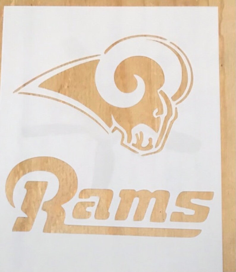 NFL Stencils for Painting/tracing/drawing Size 8x10 Los Etsy