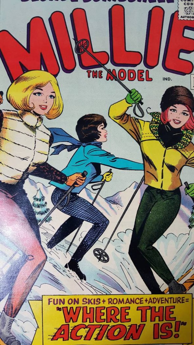 Millie the Model 136 the blonde bombshell Stan G art | Etsy