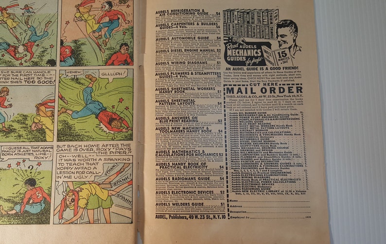 Supersnipe 12, Golden Age Comic Book, 1940s Comic Books, Low Grade ...