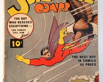 SuperSnipe 12, Golden Age comic book, 1940s comic books, low grade golden age comics, post war comic books, kids comics, super hero comics