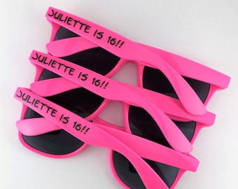 Personalized Sunglasses, Party Sunglasses, Bridesmaid Gifts, Custom Sunglasses, Bachelorette Gifts, Wedding Favors, Destination Wedding