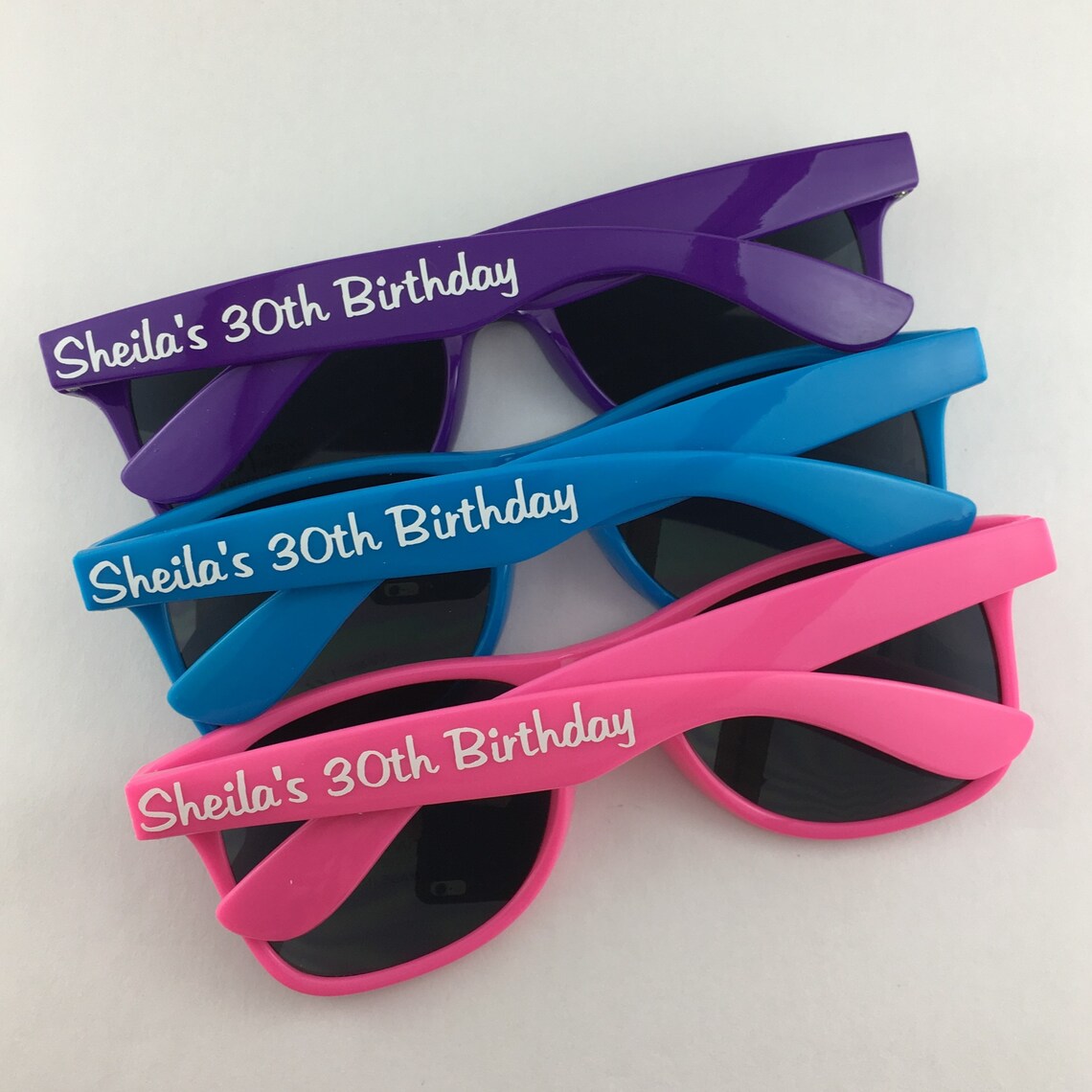 60th Birthday ADULT Sunglasses Personalized Favors Sixty Etsy