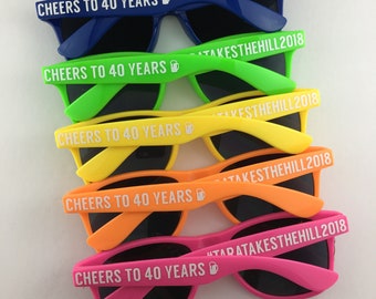 Custom Sunglasses, Party Sunglasses, Bridesmaid Gifts, Personalized Sunglasses, Bachelorette Gifts, Wedding Favors, Destination Wedding