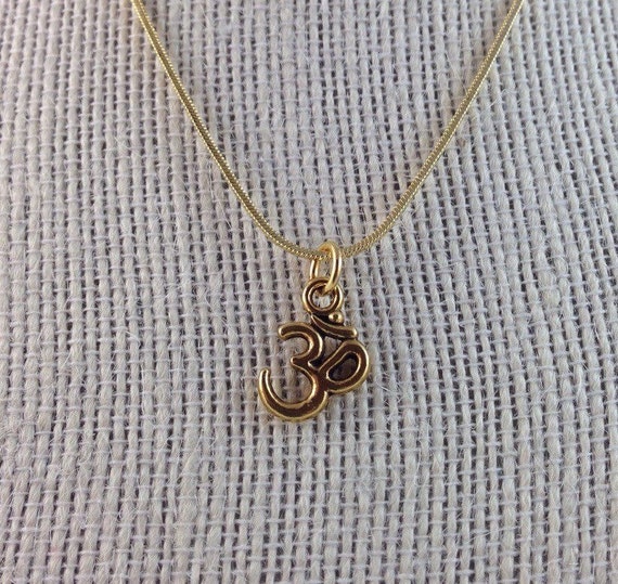 Om Pendant Necklace Om Necklace With 