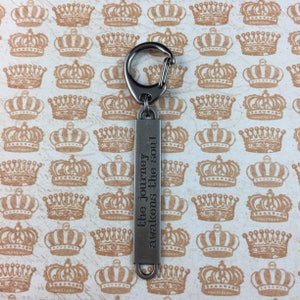 Motivational Keychain - &quot;The journey awakens the soul&quot;