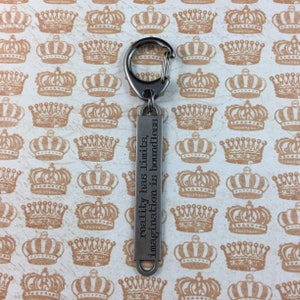 Motivational Keychain - &quot;Reality has limits, imagination is boundless&quot; - Encouraging Quote Key Ring