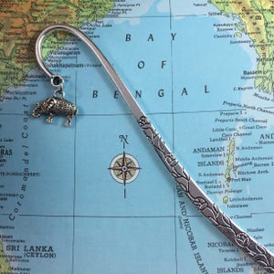 Elephant Bookmark - Indian Elephant  Book Mark