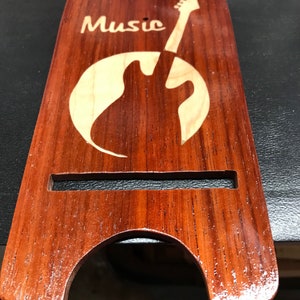 Music guitar phone holder