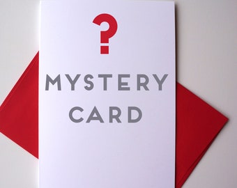 Mystery Card Only 2 Bucks! FREE SHIPPING