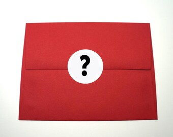 Set of Mystery Stickers, Pack of 24 Circle Sticker 1.5" Round