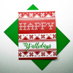 Happy Y'allidays Cartão engraçado de Natal, frete grátis