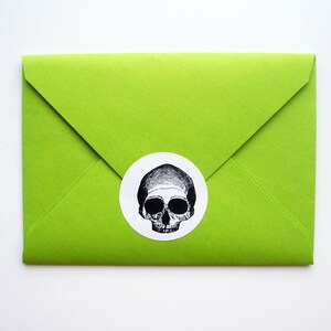 Black & White Skull Sticker 24 Pack: FREE SHIPPING