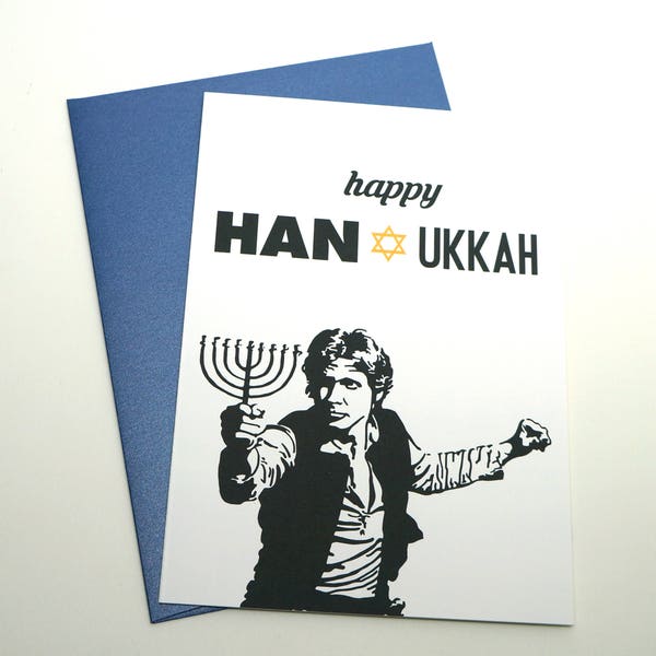 Joyeux Han-ukkah, Han Solo Hanukkah Star Wars Carte de vœux