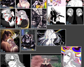 OC Prints - Art From DEADRKGK's First Solo Exhibition "RE:verber/ation" [Limited Edition] - Read Description!!