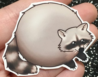 FAT RACCOON Stickers