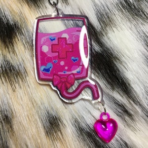 KIRAMEKI IV Menhera/Yami Kawaii Glitter Charm [Double Sided]